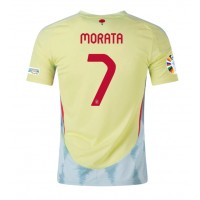 Spanien Alvaro Morata #7 Replika Bortatröja EM 2024 Kortärmad